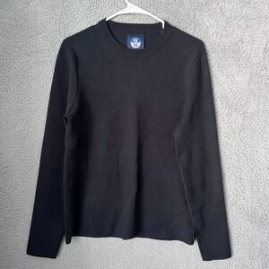 North Sails T Shirt Mens S Black Crew Neck Long Sleeve Jersey Tee Casual‎ USA